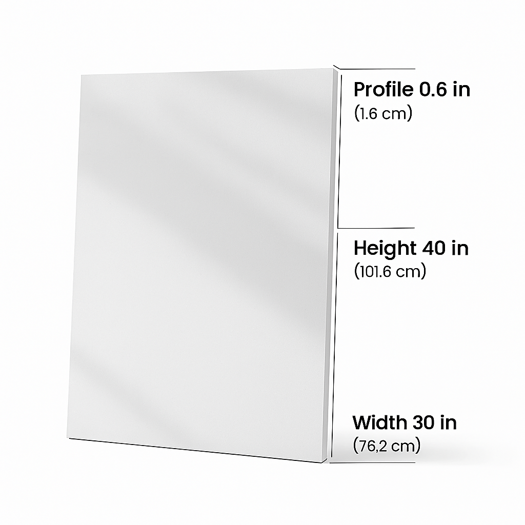30x40 Inch Large Stretched Canvas – 2 Pack | 100% Cotton, Ready to Paint